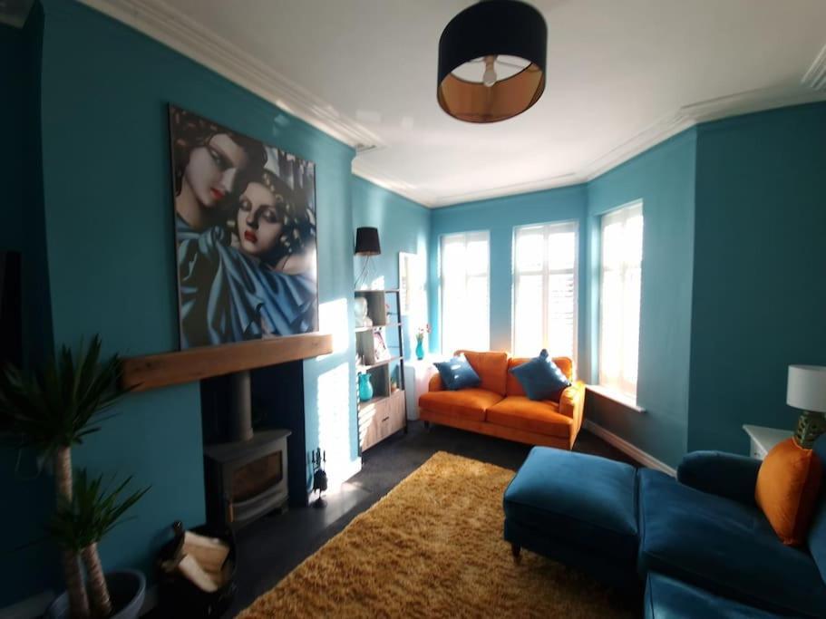 فيلا Gorgeous Edwardian Terrace In Old Trafford مانشستر المظهر الخارجي الصورة
